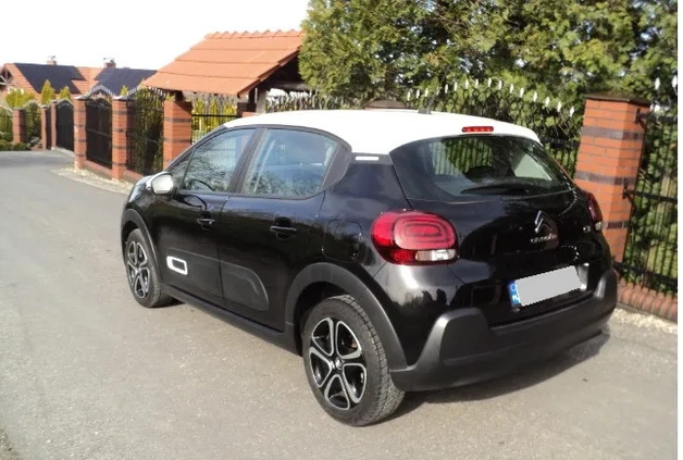 Citroen C3 cena 58995 przebieg: 30000, rok produkcji 2022 z Biała małe 121